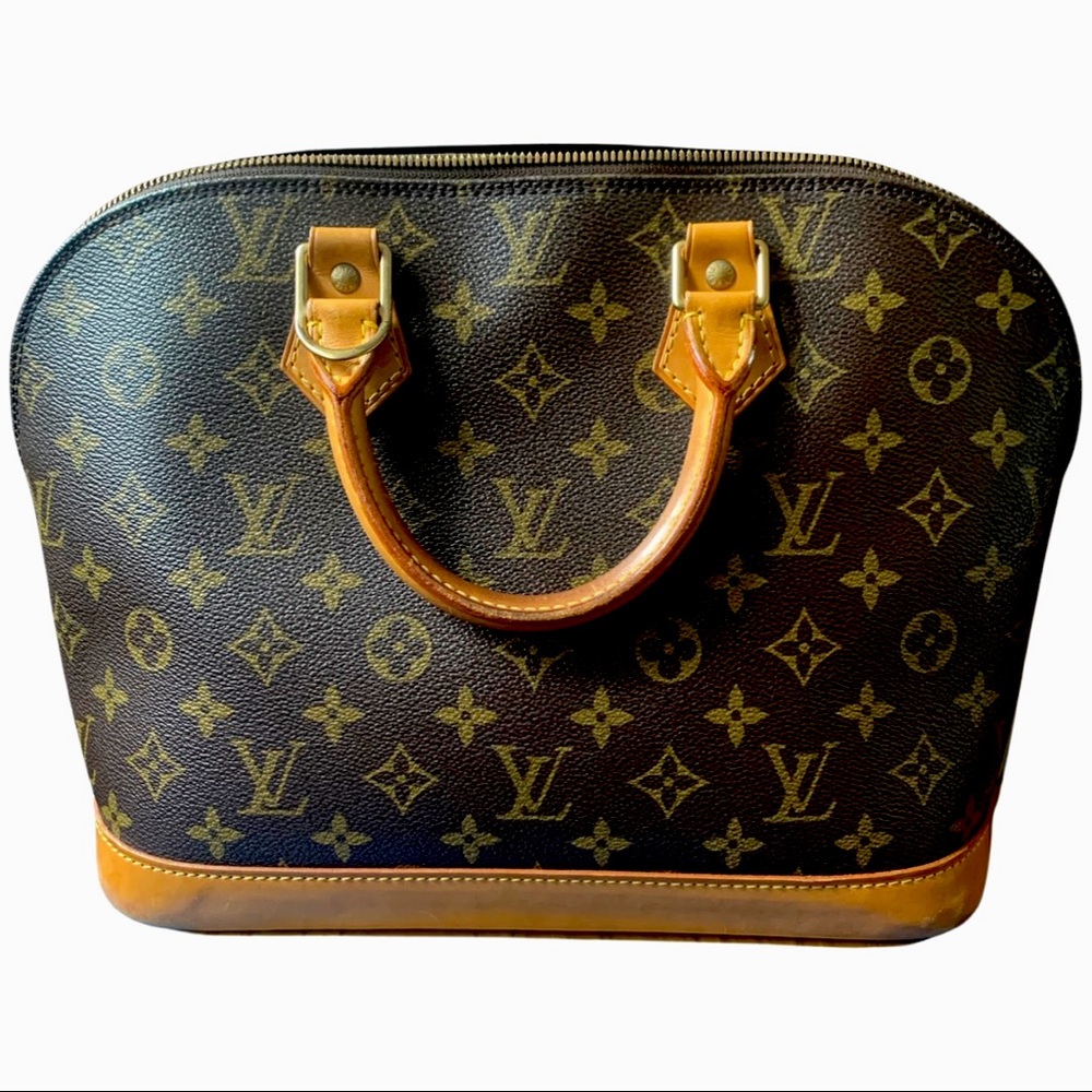 🛑SOLD🛑 LOUIS VUITTON Monogram Alma Hand Bag Brown Canvas